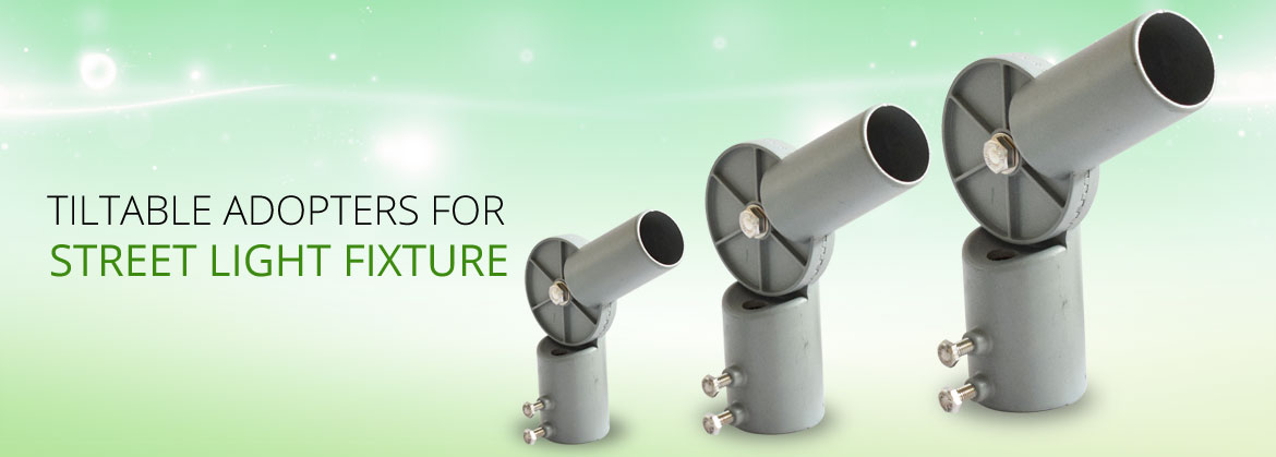 Tiltable Adopters For Street Light Fixture