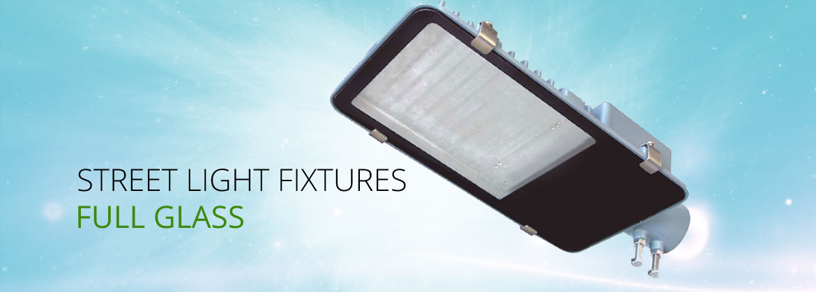 Street Light Fixtures Full Glass